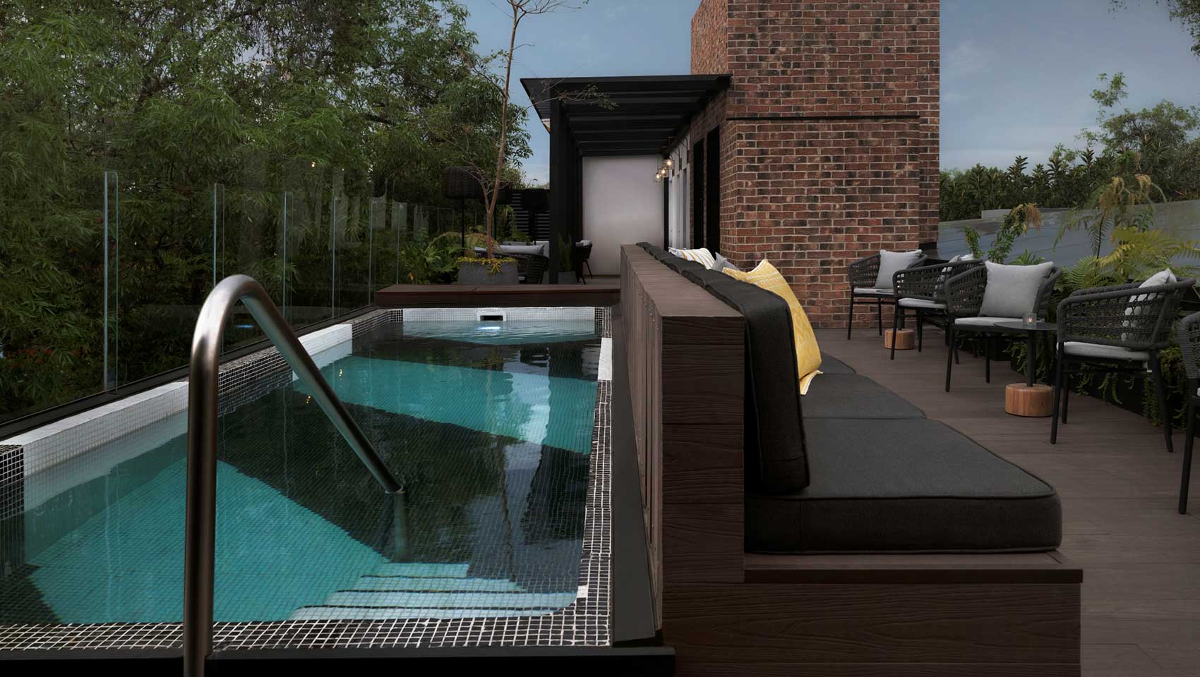 Rooftop Pool at Kimpton Virgilio